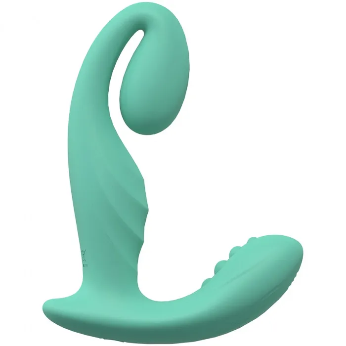Loveline Female Sex Toys LoveLine Bliss 10 Speed Dual Motor Vibe Sealed Silicone Rechargeable Submersible Green