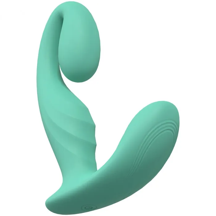 Loveline Female Sex Toys LoveLine Bliss 10 Speed Dual Motor Vibe Sealed Silicone Rechargeable Submersible Green