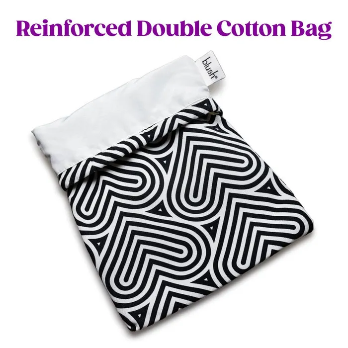 The Collection Bomba Cotton Toy Storage Bag Blush Novelties Vibrators