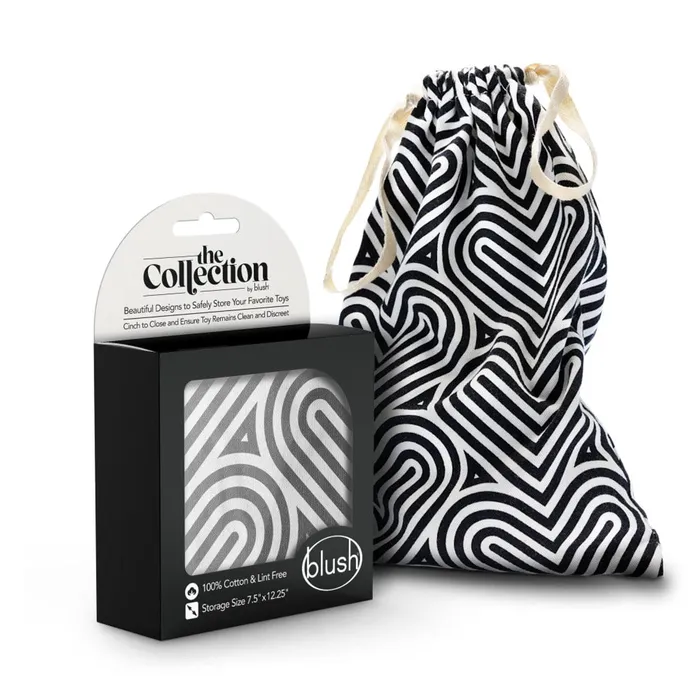 The Collection Bomba Cotton Toy Storage Bag Blush Novelties Vibrators