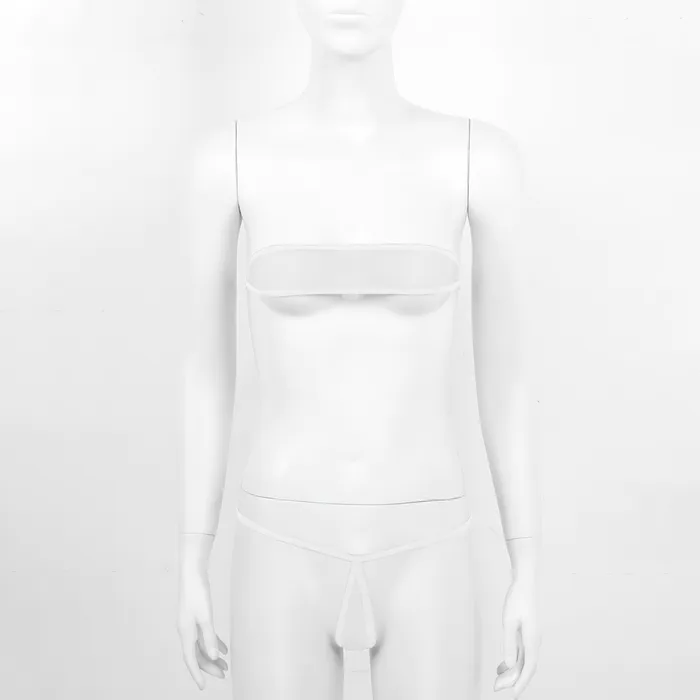 Anal EVEs SECRETS Transparent Bikini Set Erotic Mesh Underwear Sexy Female GStrings Slim Womens Brassiere