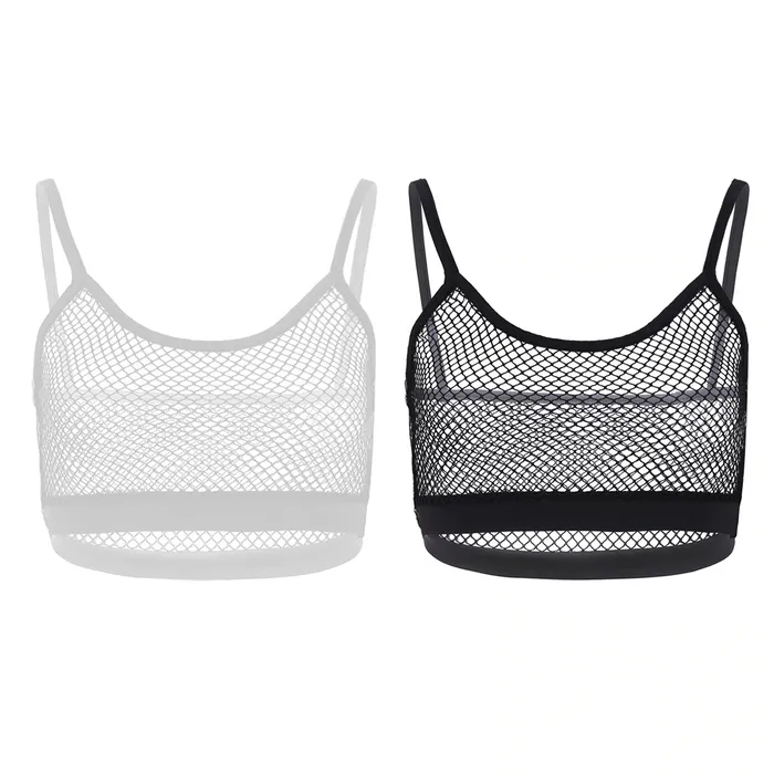 Female Sex Toys EVEs SECRETS Womens SeeThrough Crop Tops in Two Colors Party Erotic Clothing Sexy Outfits