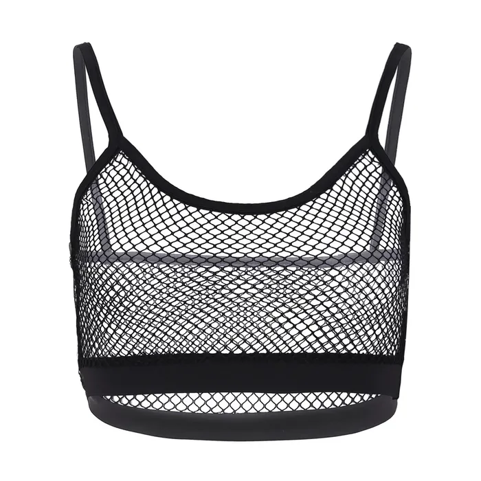 Female Sex Toys EVEs SECRETS Womens SeeThrough Crop Tops in Two Colors Party Erotic Clothing Sexy Outfits