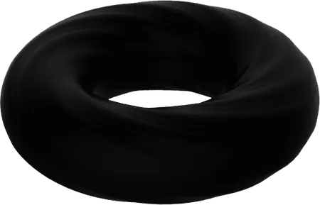 JCAP Male Sex Toys Crazy Bull Super Soft Silicone Cock Ring Black