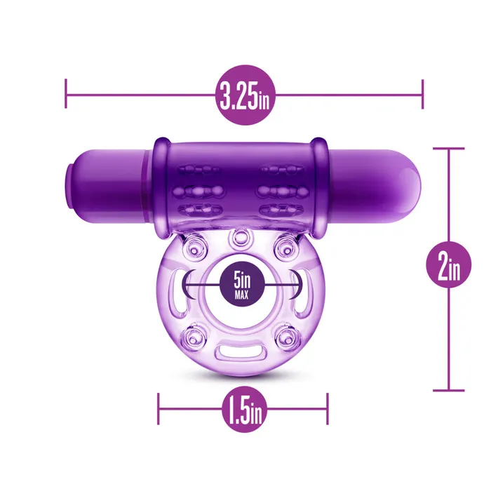 Blush Couples Couples Play Vibrating Cock Ring Purple Blush Couples Couples Play Vibrating Cock Ring Purple
