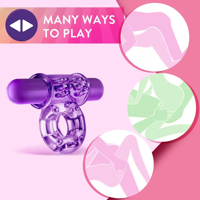 Blush Couples Couples Play Vibrating Cock Ring Purple Blush Couples Couples Play Vibrating Cock Ring Purple