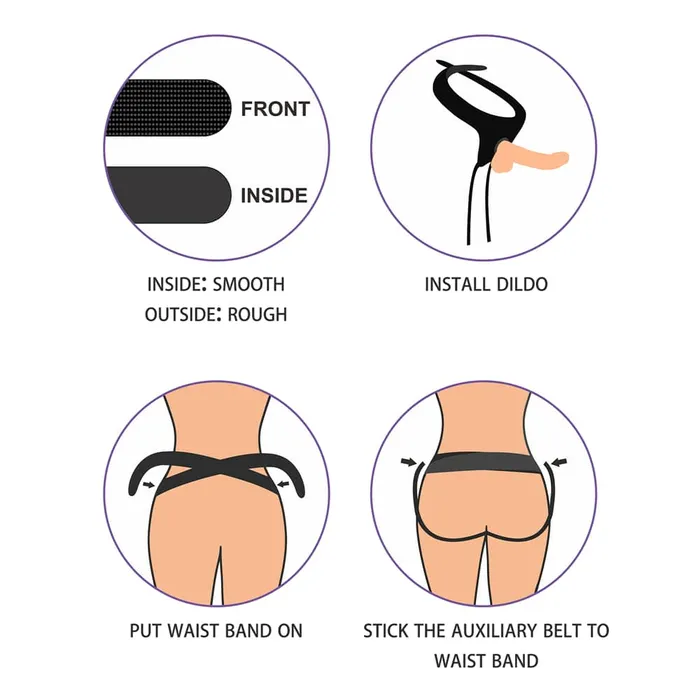 Female Sex Toys LOVETOY Strap on Harness for Sex for Couple Dildo Excluded