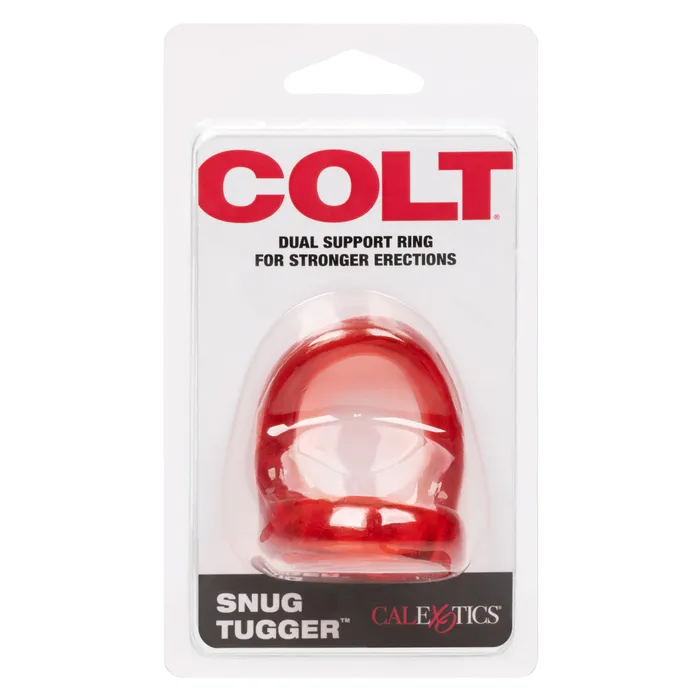 Male Sex Toys CalExotics Colt Snug Tugger Cock Ring Red