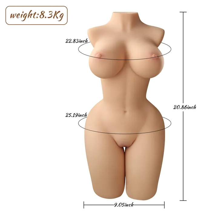 nastnova Male Sex Toys PaolaFor EU Customers 1829lb Big Boobs Sexy Ass Torso Sex Doll